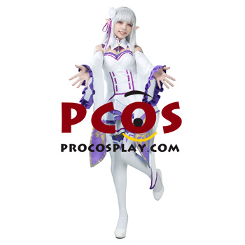 Picture of Ready to Ship Re:Zero − Starting Life in Another World Emilia Cosplay Costume  mp005757