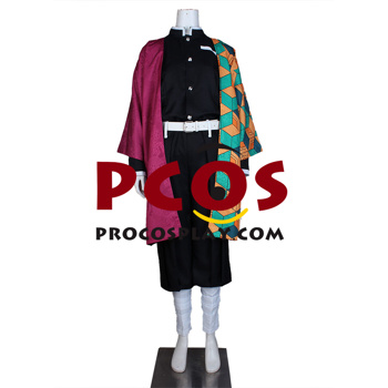 Picture of Demon Slayer: Kimetsu no Yaiba Tomioka Giyuu Haori Cosplay Costume Upgrade Version mp006005