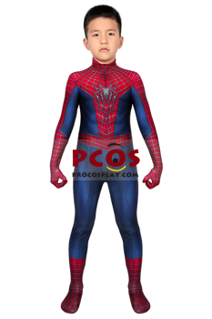 Детский костюм для косплея Питера Паркера с изображением удивительного человека-паука 2 mp006047