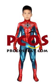 Picture of Spider-man Peter Parker PS4 Cosplay Jumpsuit For Kids mp006050