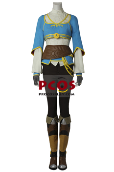 Photo de la légende de Zelda: le souffle de la princesse sauvage Zelda Cosplay Costume mp005910