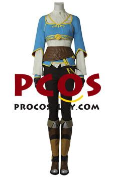 Photo de la légende de Zelda: le souffle de la princesse sauvage Zelda Cosplay Costume mp005910