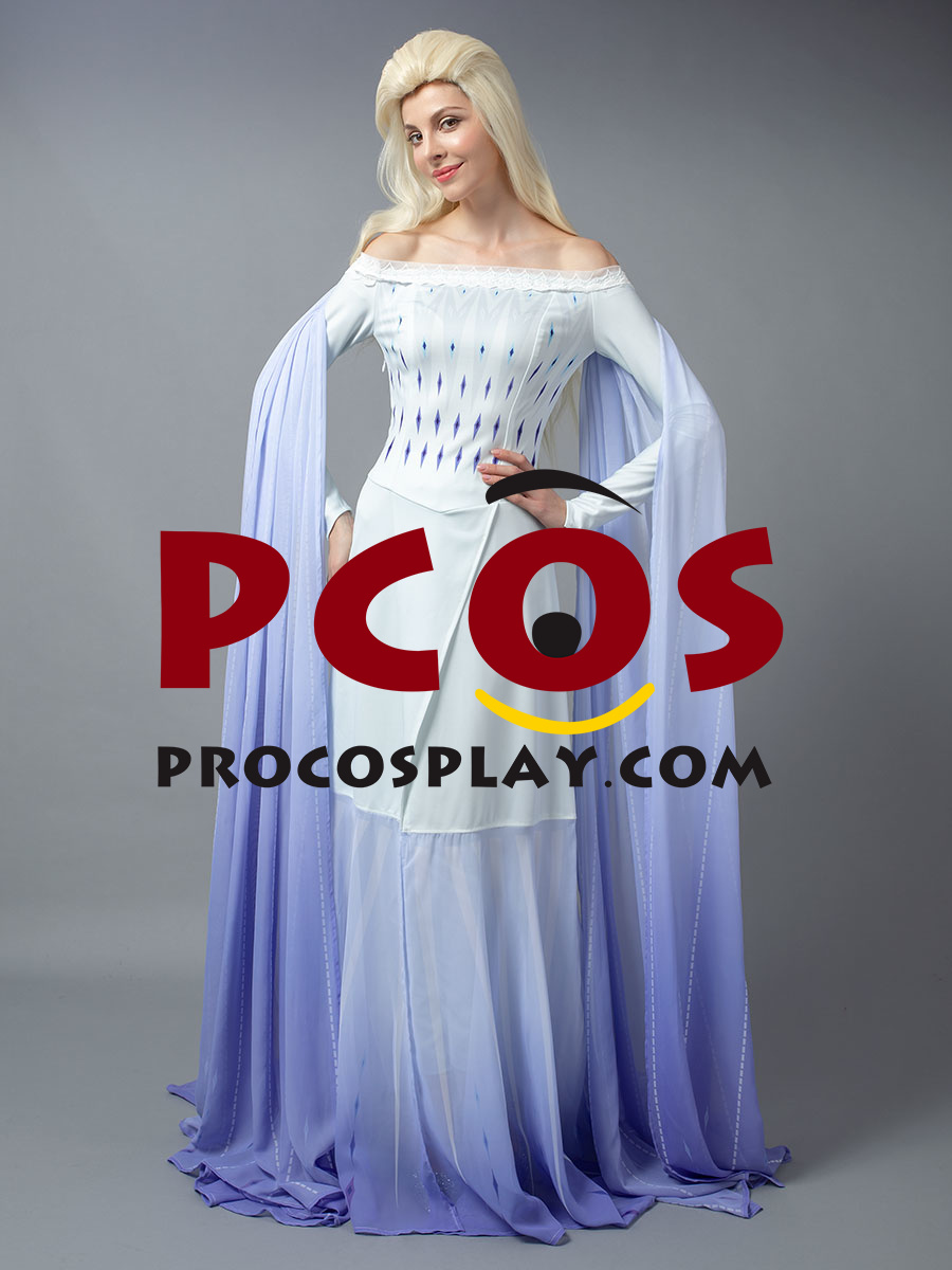 Buy Frozen 2 Elsa White Dress Halloween Costume And Get Fast Shipping