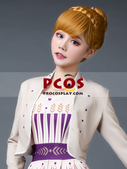 Picture of Frozen Princess Anna of Arendelle  Up-do Brown Cosplay Wigs Upgrade mp005902