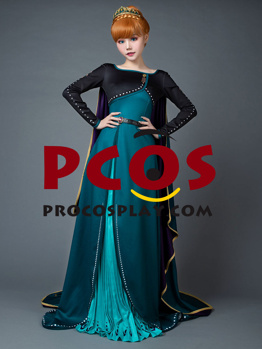 Image de Frozen 2 Anna Princess Couronnement Robe Cosplay Costume mp005933