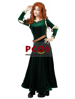 Picture of Ready to Ship Deluxe Brave Princess Merida Cosplay Costume on sale mp003883