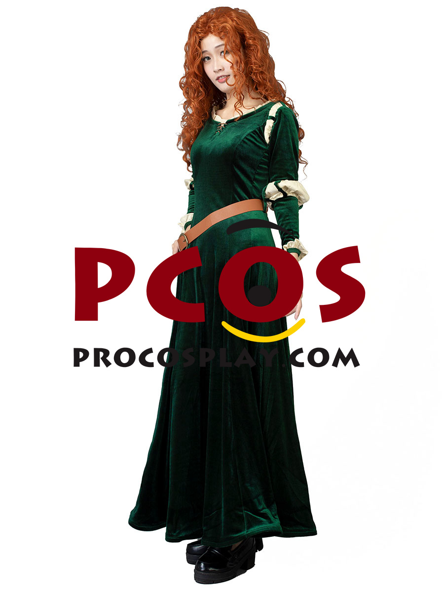 Disney Pixar Film Brave Princess Merida Cosplay Costume for Adults