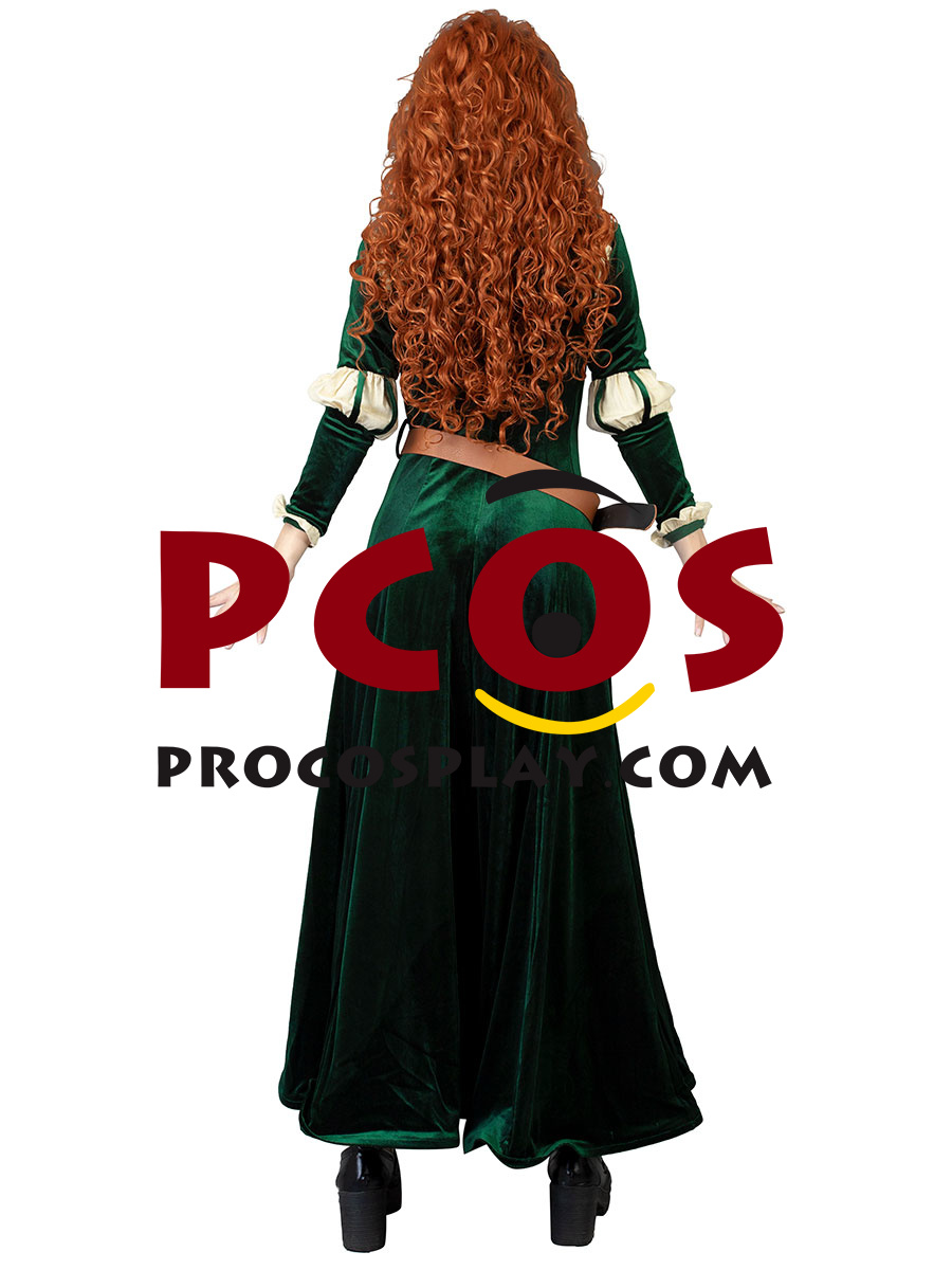 Disney Pixar Film Brave Princess Merida Cosplay Costume for Adults