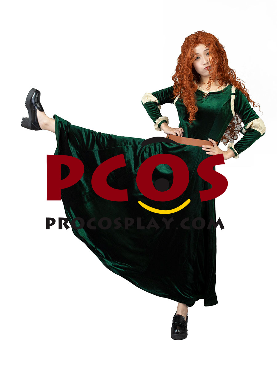 Disney Pixar Film Brave Princess Merida Cosplay Costume for Adults