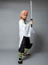 Photo de tueur de démons prêt à expédier: Kimetsu no Yaiba Sabito et Makomo Cosplay Costume mp005379