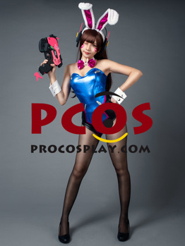 Picture of Ready to Ship Overwatch D.Va Hana Song Bunny Girl Cosplay Costume mp005861-Clearance