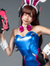 Picture of Ready to Ship Overwatch D.Va Hana Song Bunny Girl Cosplay Costume mp005861-Clearance