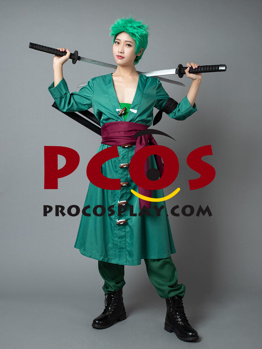 Picture of Ready to Ship One Piece Roronoa Zoro Japanese Anime mp004114 the 2nd Cosplay Costumes mp004114