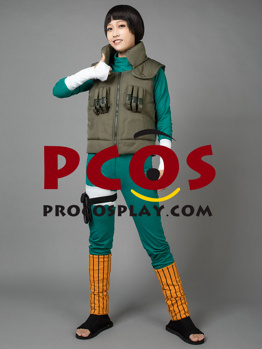 Picture of Ready to Ship Rock Lee From Anime Rock Lee Cosplay Costumes mp000447-Clearance