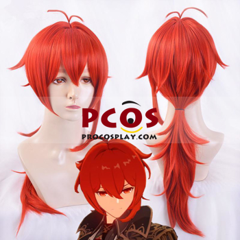 Picture of Game Genshin Impact Diluc Cosplay Wig mp006294