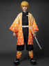 Immagine di Ready to Ship Demon Slayer: Kimetsu no Yaiba Agatsuma Zenitsu Haori Cosplay Costume Upgrade Version mp006006