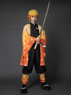 Immagine di Ready to Ship Demon Slayer: Kimetsu no Yaiba Agatsuma Zenitsu Haori Cosplay Costume Upgrade Version mp006006