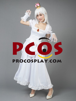 Picture of Ready to Ship Super Mario Bros Princess Boosette King Boo Cosplay Costume mp004230 On Sale