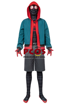 Immagine di Spider-Man: Into the Spider-Verse Miles Morales Costume Cosplay Tuta C00201