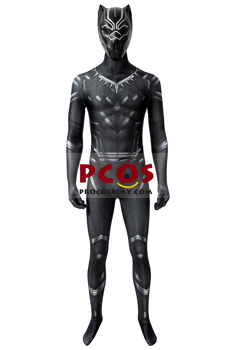 Image de la guerre civile T'Challa combinaison de Costume de Cosplay panthère noire C00252