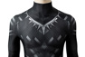 Bild des Bürgerkriegs T'Challa Black Panther Cosplay Kostüm Jumpsuit C00252