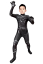 Bild des Bürgerkriegs T'Challa Black Panther Cosplay Kostümoverall für Kind C00253