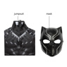 Image de la guerre civile T'Challa panthère noire Cosplay Costume combinaison pour enfant C00253