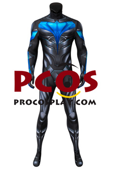 Photo de Titans Nightwing Dick Grayson Cosplay Costume Combinaison C00256