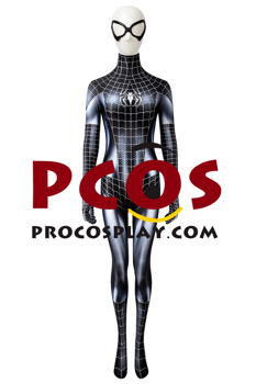 Picture of Spider-Man Symbiote MJ Black Cat Cosplay Costume Jumpsuit C00258