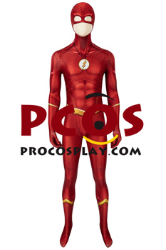 Imagen de The Flash Season 5 Barry Allen Cosplay Traje Mono C00262