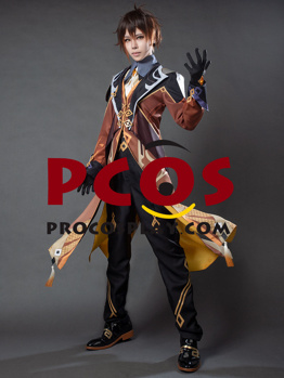 Photo de Genshin Impact Zhongli Cosplay Costume C00019-A