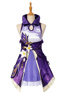 Photo de Genshin Impact Keqing Cosplay Costume mise à niveau C00270-AA