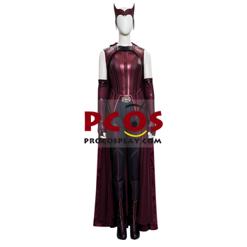 Image du nouveau spectacle WandaVision Scarlet Witch Wanda Finale Cosplay Costume C00305