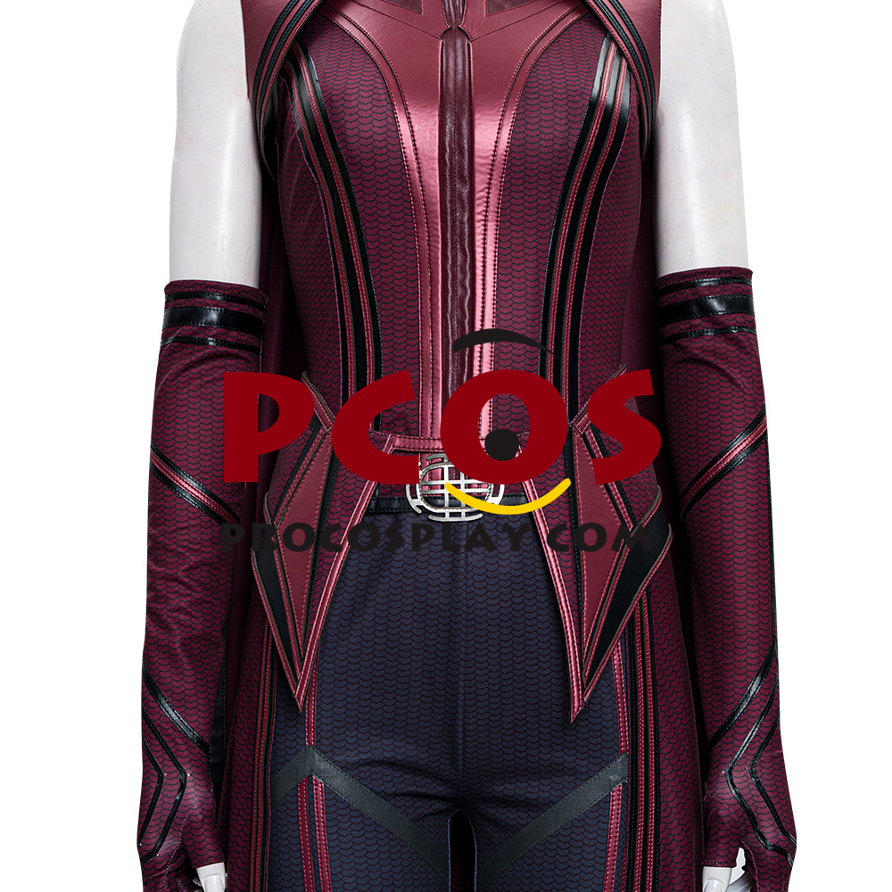 New Show WandaVision Scarlet Witch Wanda Finale Cosplay Costume C00305