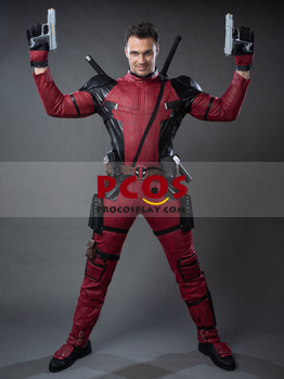 Immagine di Pronto per la spedizione Deadpool 2 Leather Wade Wilson Cosplay Costume mp003992-103