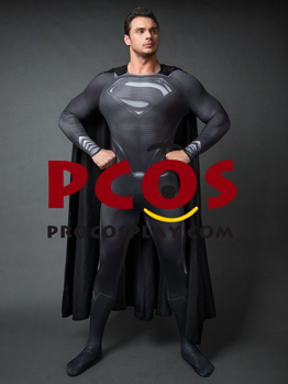 Picture of Justice League Black Clark Kent Cosplay Costume mp005466