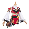 Picture of Game Genshin Impact Smoky Scarlet Yanfei Cosplay Costume C00354-A