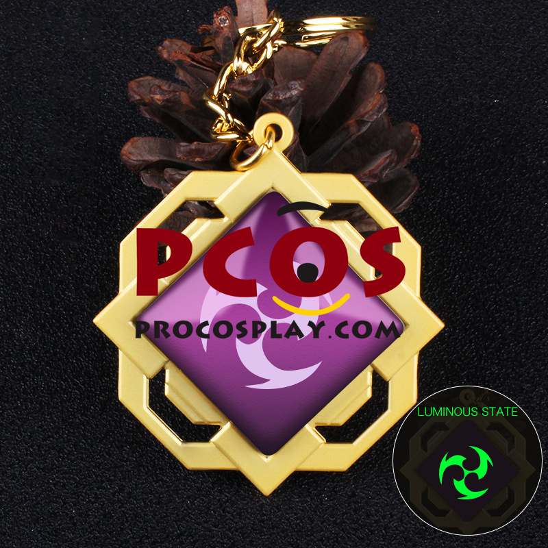 Genshin Impact Liyue Trinket Eye of God Pendants Glow keychain Best