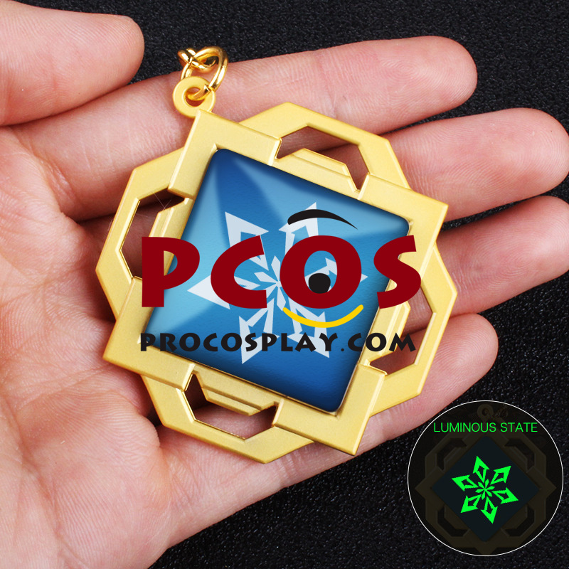 Genshin Impact Liyue Trinket Eye of God Pendants Glow keychain Best