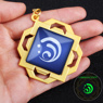 Immagine di Genshin Impact Liyue Trinket Eye of God Pendants Glow portachiavi C00173