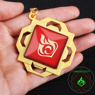 Picture of Genshin Impact Liyue Trinket Eye of God Pendants Glow keychain C00173