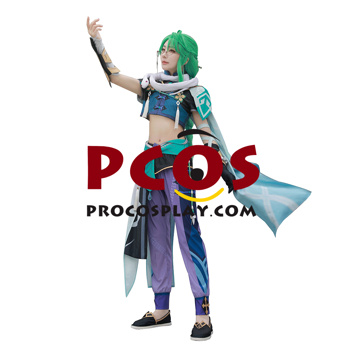 Picture of Genshin Impact Bubu Pharmacy Baizhu Cosplay Costume C00398-A