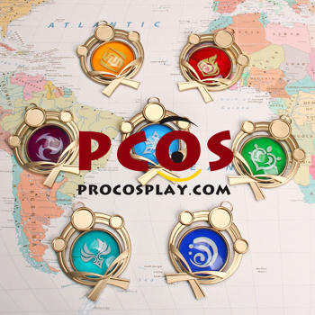 Photo de Genshin Impact Trinket Eye of God Pendentifs C00446