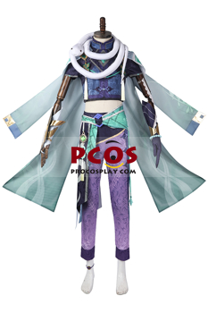 Picture of Genshin Impact Bubu Pharmacy Baizhu Cosplay Costume Jacquard Version C00437-AA