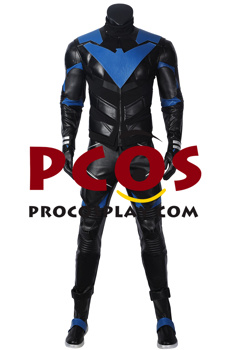 Picture of Video Game Gotham Knights Dick Grayson Nightwing Cosplay Costume C00462