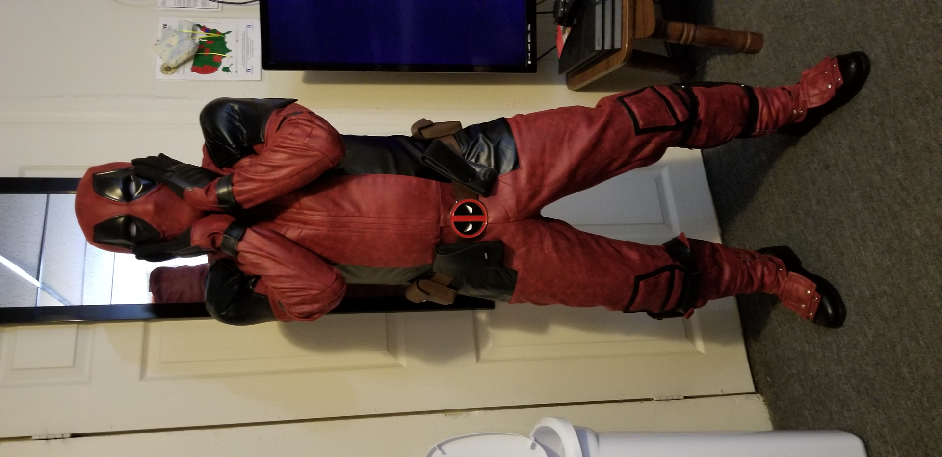 Disfraz Deadpool Para Adulto Lycra Alta Calidad