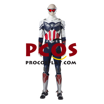 Bild des Falken und des Wintersoldaten Sam Wilson Neues Captain America Cosplay-Kostüm C00492