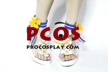 Image de Genshin Impact Barbara Cosplay Maillot De Bain Chaussures C00498