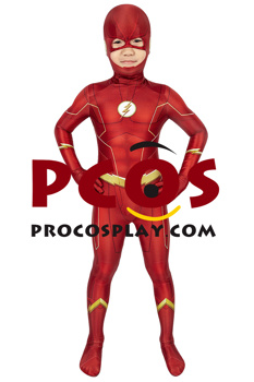 Bild des Flash Staffel 6 Barry Allen Cosplay Overalls für Kinder C00499