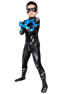 Imagen de Titans Nightwing Dick Grayson Disfraz de Cosplay Mono 3D para niños C00508